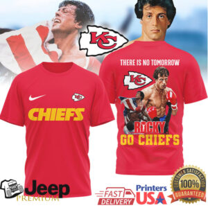Kansas City Chiefs Rocky Balboa There Is No Tomorrow Tshirt