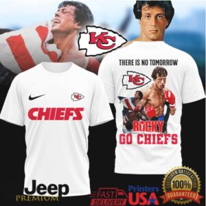 Kansas City Chiefs Rocky Balboa There Is No Tomorrow Tshirt