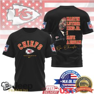 Kansas City ChiefsOfficial NFL Martin Luther King JR. Day 3D Shirt