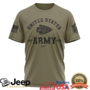 Kansas City ChiefsOfficial NFL Once A Soldier Always A Soldier 3D Shirt