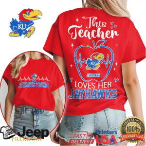 Kansas Jayhawks Official Teacher Appreciation Month Women's Shirt