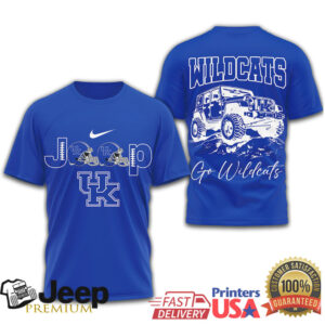 Kentucky Wildcats Jeep Enthusiast Game Day Tshirt Go Wildcats