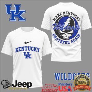 Kentucky Wildcats Official NCAA Grateful Game Day 3D Shirt