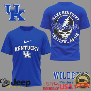 Kentucky Wildcats Official NCAA Grateful Game Day 3D Shirt