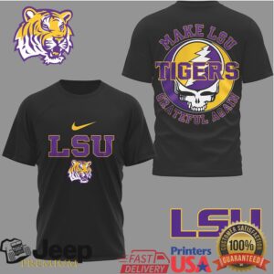 LSU Tigers Official NCAA Grateful Game Day 3D Shirt