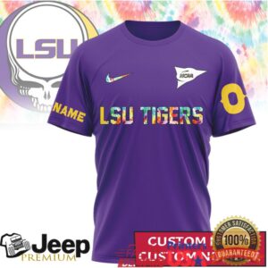 LSU Tigers Personalized Deadhead Fan Grateful Dead Logo T Shirt LSU Tigers Personalized Deadhead Fan Grateful Dead Logo T Shirt