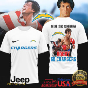 La Chargers Rocky Balboa There Is No Tomorrow Tshirt