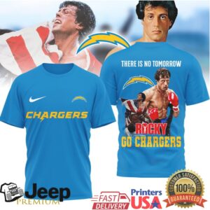 La Chargers Rocky Balboa There Is No Tomorrow Tshirt