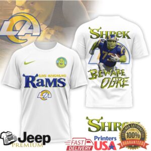 La Rams Shrek Beware Ogre Nfl Shirt Design