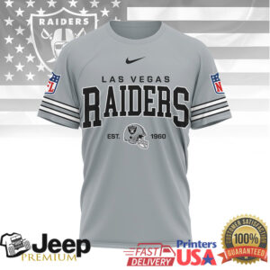Las Vegas Raiders Official NFL Heritage 3D Shirt
