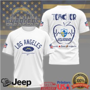 Los Angeles Chargers Nfl Teacher Appreciation Night Shirt