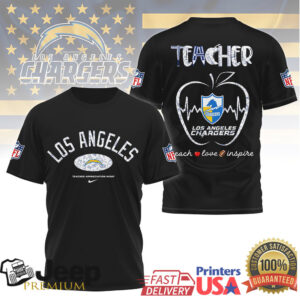 Los Angeles Chargers Nfl Teacher Appreciation Night Shirt