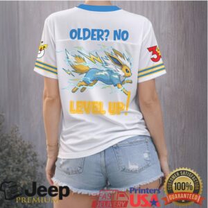 Los Angeles Chargers Official Super Bowl x Pokemon 30th Anniversary V neck Baseball Jersey
