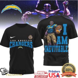 Los Angeles Chargers Thanos Infinity Gauntlet Nfl Mashup Shirt