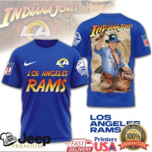 Los Angeles Rams Indiana Jones Nfl Crossover Graphic Tee