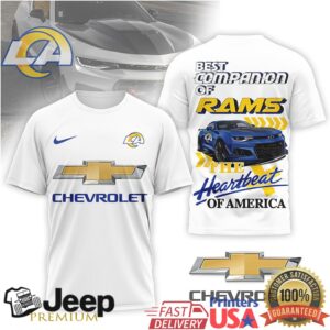 Los Angeles Rams Official NFL Chevrolet 3D Shirt