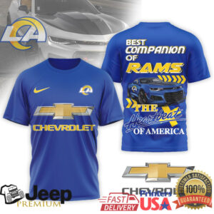 Los Angeles Rams Official NFL Chevrolet 3D Shirt