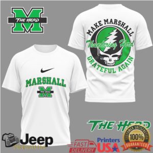 Marshall Thundering Herd Official NCAA Grateful Game Day 3D Shirt