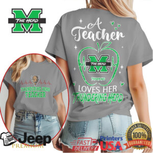 Marshall Thundering Herd Official Teacher Appreciation Month Women's Shirt