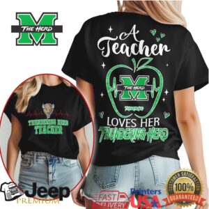 Marshall Thundering Herd Official Teacher Appreciation Month Women's Shirt
