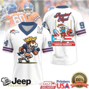 Men's or Women's Denver Broncos Puerto Rico Heritage 3D Jersey