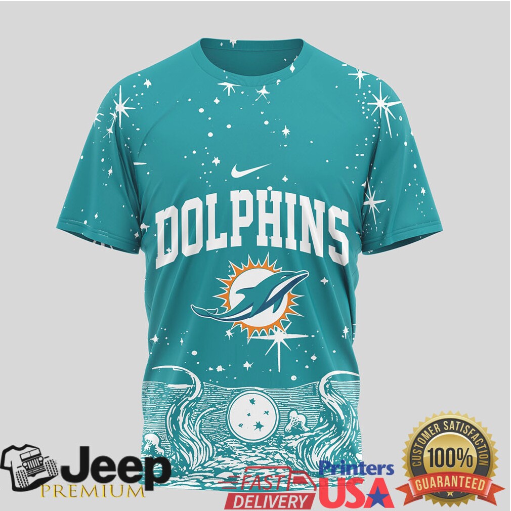 Miami Dolphins Alanis Morissette Moon Celestial T Shirt Miami Dolphins Alanis Morissette Moon Celestial T Shirt