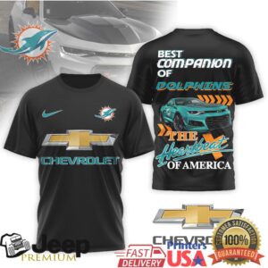 Miami Dolphins Official NFL Chevrolet 3D Shirt Miami Dolphins Official NFL Chevrolet 3D Shirt