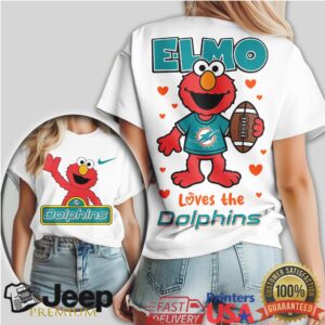 Miami Dolphins Official NFL Elmo Fan 3D Shirt