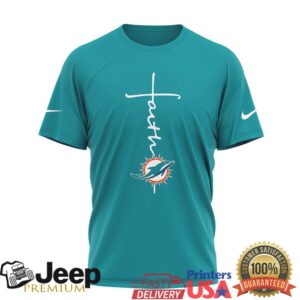 Miami Dolphins Official NFL Faith Over Fear 3D Shirt Miami Dolphins Official NFL Faith Over Fear 3D Shirt