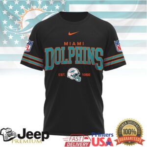 Miami Dolphins Official NFL Heritage 3D Shirt Miami Dolphins Official NFL Heritage 3D Shirt