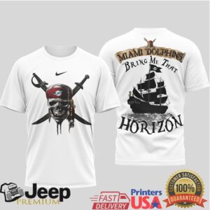 Miami Dolphins Official NFL Pirates Of The Caribbean 3D Shirt Miami Dolphins Official NFL Pirates Of The Caribbean 3D Shirt