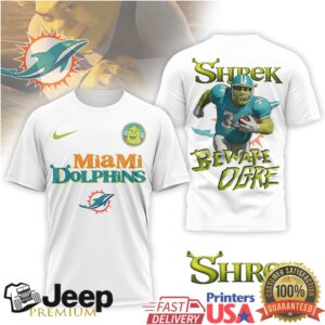 Miami Dolphins Shrek Beware Ogre Nfl Shirt Design Miami Dolphins Shrek Beware Ogre Nfl Shirt Design