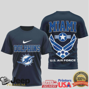 Miami Dolphins Us Air Force Tribute T Shirt Miami Dolphins Us Air Force Tribute T Shirt