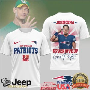 Miami DolphinsOfficial NFL John Cena Fan 3D ShirtNew England PatriotsOfficial NFL John Cena Fan 3D Shirt