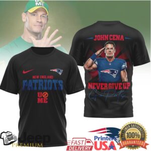 Miami DolphinsOfficial NFL John Cena Fan 3D ShirtNew England PatriotsOfficial NFL John Cena Fan 3D Shirt