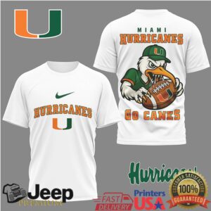 Miami Hurricanes Official NCAA Nation Gear 3D Shirt