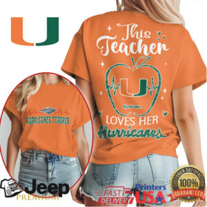 Miami Hurricanes Official Teacher Appreciation Month Women's Shirt