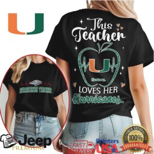 Miami Hurricanes Official Teacher Appreciation Month Women's Shirt
