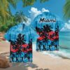 San Diego Padres MLB Blue Tropical Hawaiian Shirt Palm Trees & Baseball Graphic San Diego Padres MLB Blue Tropical Hawaiian Shirt Palm Trees & Baseball Graphic