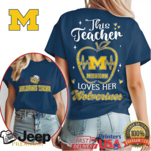 Michigan Wolverines Official Teacher Appreciation Month Women's Shirt