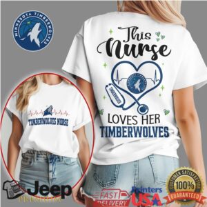 Minnesota Timberwolves This Nurse Loves Her Timberwolves Fan T Shirt