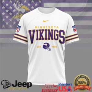 Minnesota Vikings Official NFL Heritage 3D Shirt