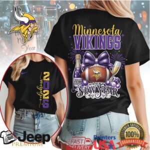 Minnesota Vikings Official NFL New Year New Game 3D Shirt