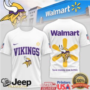 Minnesota Vikings x Walmart Exclusive “Live Better” Fan Shirt