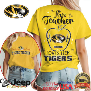 Missouri Tigers Official Teacher Appreciation Month Women's Shirt