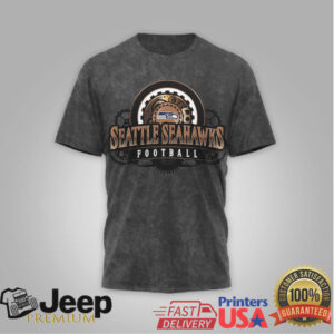 Seattle Seahawks Official NFL Steampunk T shirt