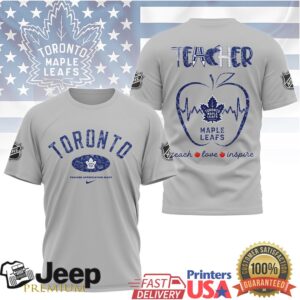 NHL Toronto Maple Leafs Teacher Appreciation Night Shirt Teach Love Inspire