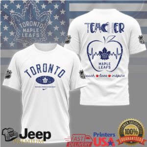 NHL Toronto Maple Leafs Teacher Appreciation Night Shirt Teach Love Inspire