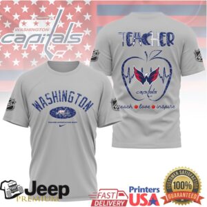 NHL Washington Capitals Teacher Appreciation Night Shirt Teach Love Inspire