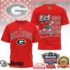 Georgia Bulldogs Official NCAA Sugar Bowl Champions 3D Shirt Georgia Bulldogs Official NCAA Sugar Bowl Champions 3D Shirt
